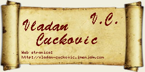 Vladan Čučković vizit kartica